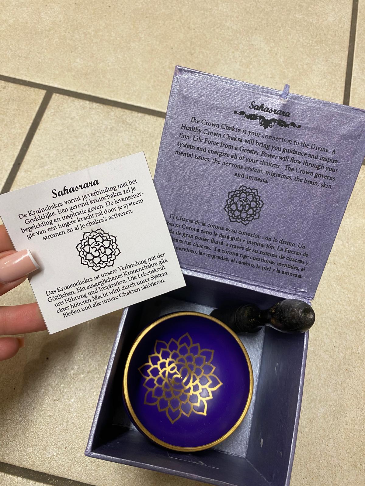 Chakra-Klangschale (Kronenchakra) – Bild 2